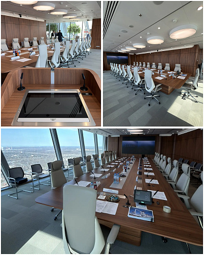 Innovations of "Bronya" in the tallest skyscraper in Europe: presentation for Gazprom at the Lakhta Center (photo, video)