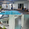 Insulation of the facade. Pool repair and impregnation of wood and natural stone surfaces, Potsdam, Germany (photo+video)