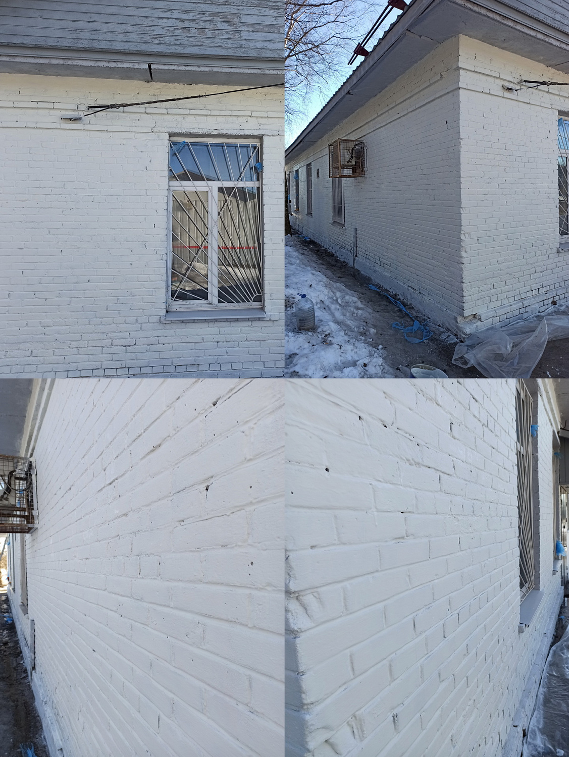 Application of Bronya Winter on the walls of the post EC st. Toksovo, "October Russian Railways", Leningrad region