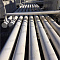 Astrakhan, chiller pipeline of the air conditioning system at the "Alimpic" shopping center