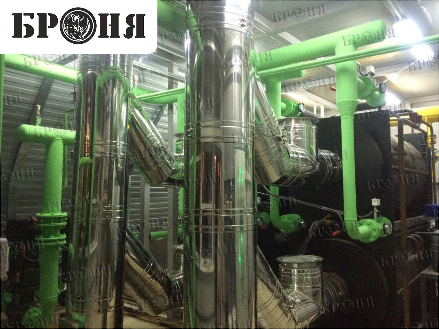  Moscow, pipeline of the autonomous boiler house of the production base of MOSGAZ JSC