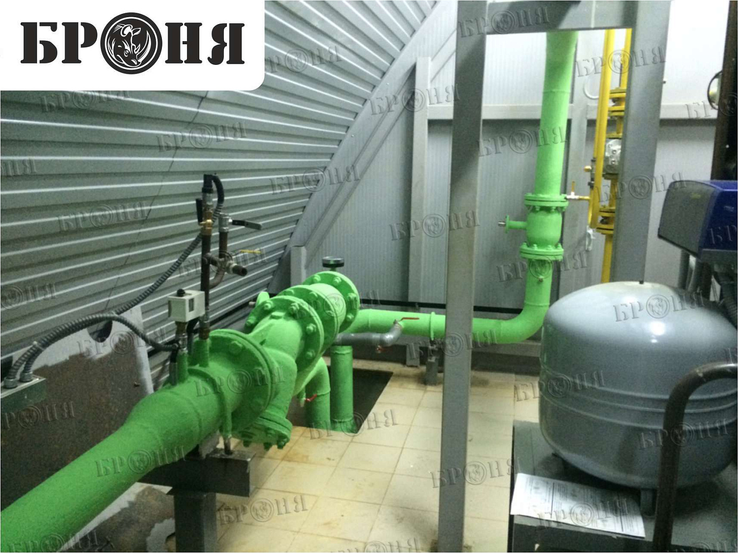  Moscow, pipeline of the autonomous boiler house of the production base of MOSGAZ JSC
