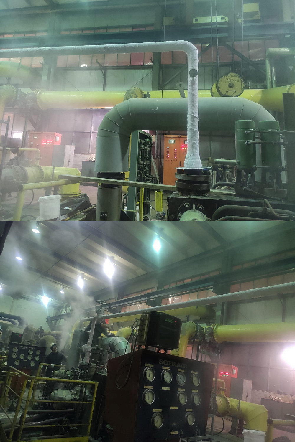 Bronya Classic + NF on the superheated steam pipeline of the TPP in Warsaw, Poland (photo+video)
